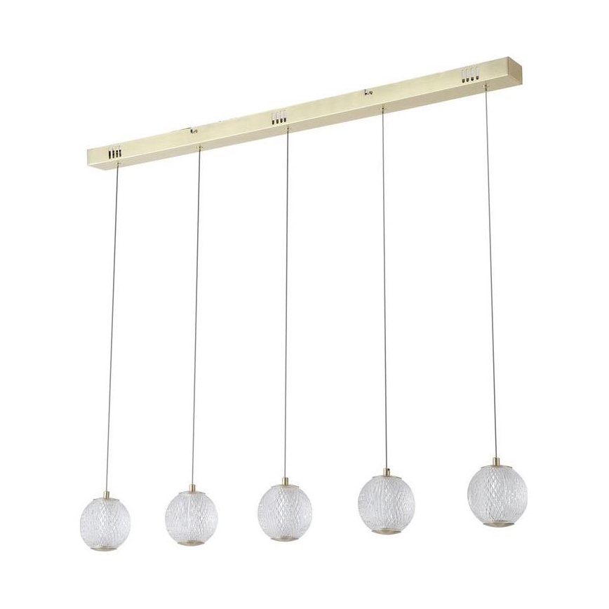 Searchlight - LED-taklampa på vajer ALLURE 5xLED/4,2W/230V