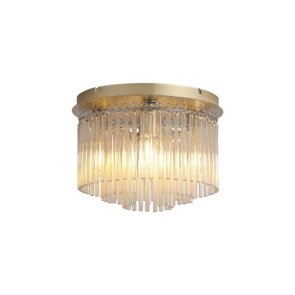 Searchlight - Taklampa SWIZZLE 5xE14/60W/230V Ø 32 cm guld