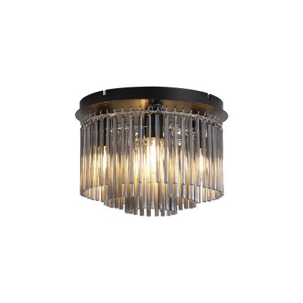 Searchlight - Taklampa SWIZZLE 5xE14/60W/230V Ø 32 cm rökfärgad