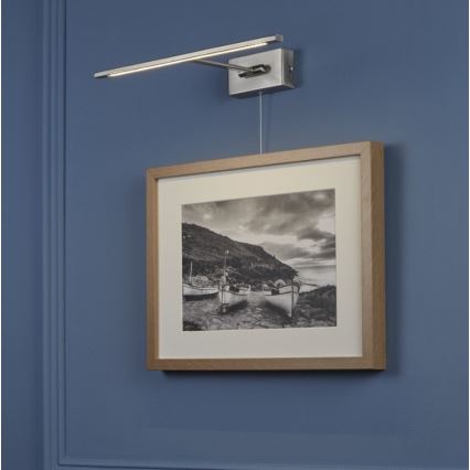 Searchlight - LED tavelbelysning LED/7,7W/230V skinande krom