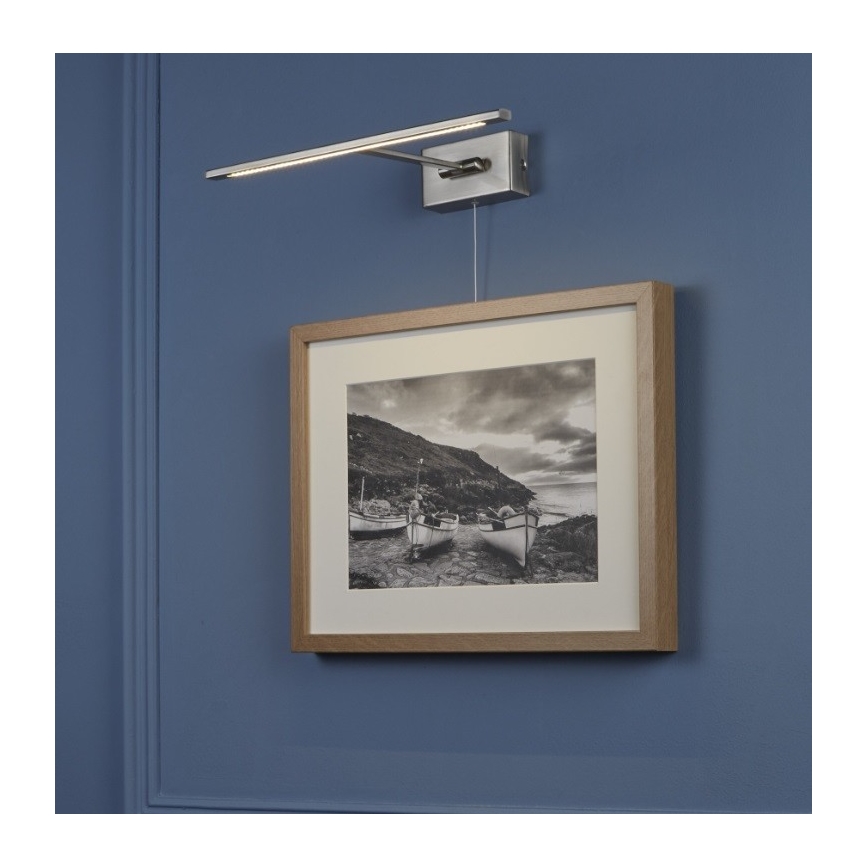 Searchlight - LED tavelbelysning LED/7,7W/230V skinande krom