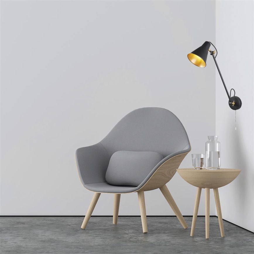 Searchlight 6302BK - Vägglampa STAB 1xE27/10W/230V