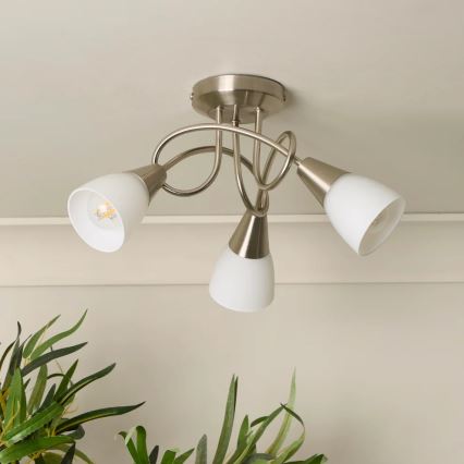 Searchlight - Ytmonterad taklampa 3xE14/7W/230V