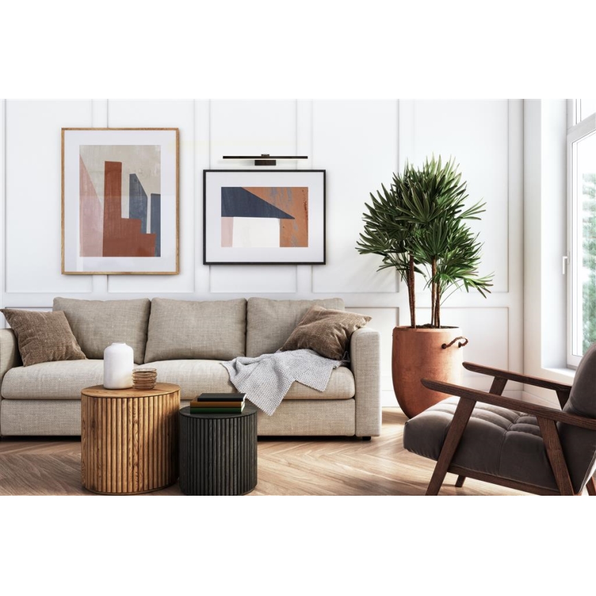 Searchlight - LED Bildbelysning RHODES LED/13,3W/230V svart