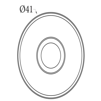 Searchlight - LED-dimbar taklampa LUMADISC LED/20W/230V Ø 41 cm