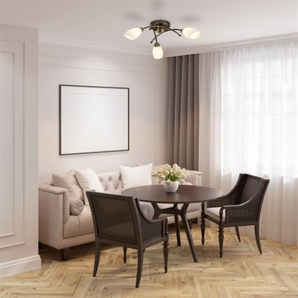 Searchlight - Surface-mounted ljuskrona OPERA 3xG9/7W/230V