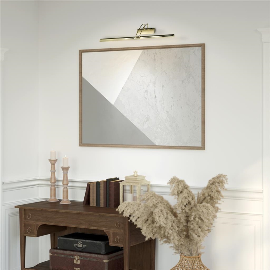 Searchlight 8343PB - LED-bildlampa LED/14W/230V guld