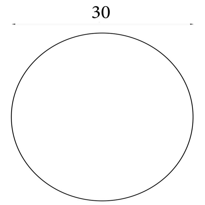 Searchlight - LED-taklampa CLOUDS LED/16W/230V 2700/3200/4000K Ø 30 cm vit