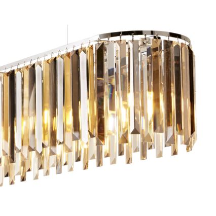 Searchlight 9838-8CC - Ljuskrona med snöre CLARISSA 8xE14/40W/230V