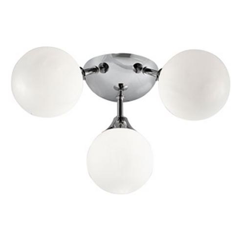 Searchlight - Badrum takbelysning FLUSH 3xG9/33W/230V IP44 matt krom