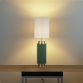 Searchlight - Bordslampa FLASK 1xE27/60W/230V grön