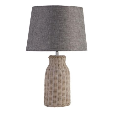 Searchlight - Bordslampa LIDO 1xE14/7W/230V rotting/grå