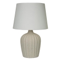 Searchlight - Bordslampa PADSTOW 1xE27/60W/230V beige