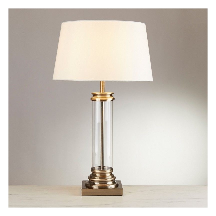 Searchlight - Bordslampa PEDESTAL 1xE27/60W/230V