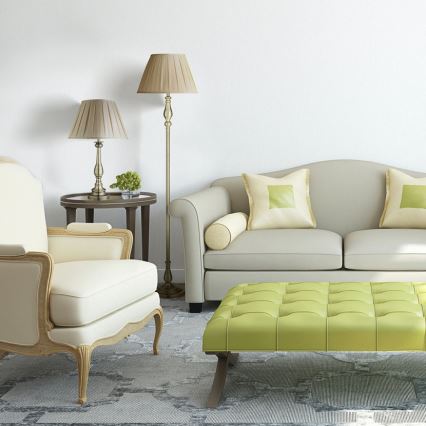 Searchlight EU4023AB - Bordslampa FLEMISH 1xE27/60W/230V