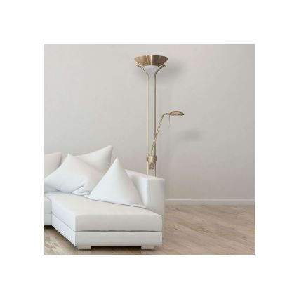 Searchlight - Dimbara golvlampa MOTHILD 1xR7s/14W+1xG9/8W/230V