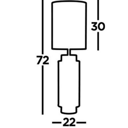 Searchlight - Bordslampa FLASK 1xE27/60W/230V grön