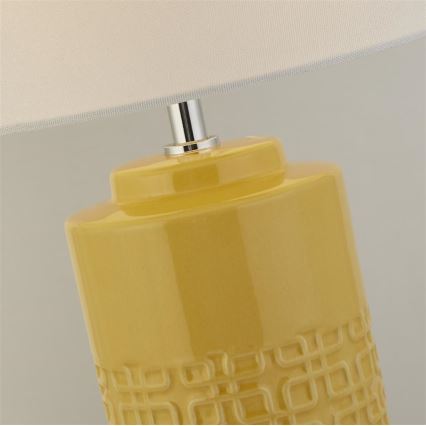 Searchlight - Bordslampa CHARLESTON 1xE27/10W/230V keramik