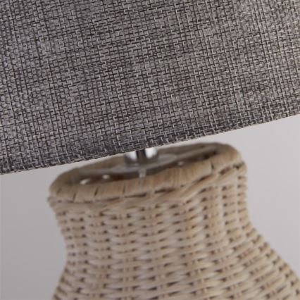 Searchlight - Bordslampa LIDO 1xE14/7W/230V rotting/grå