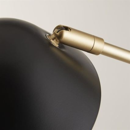 Searchlight - Golvlampa SWAN 1xE27/10W/230V svart