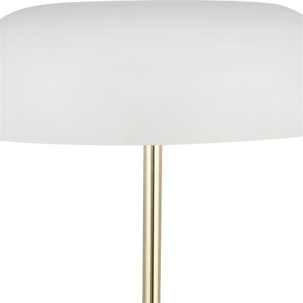 Searchlight - Bordslampa HANOVER 2xE14/7W/230V vit/guld