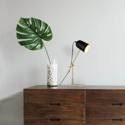 Searchlight - Bordslampa ODYSSEY 1xE14/7W/230V svart