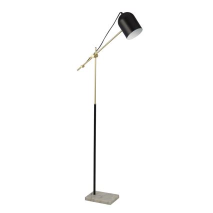 Searchlight - Golvlampa ODYSSEY 1xE27/7W/230V svart