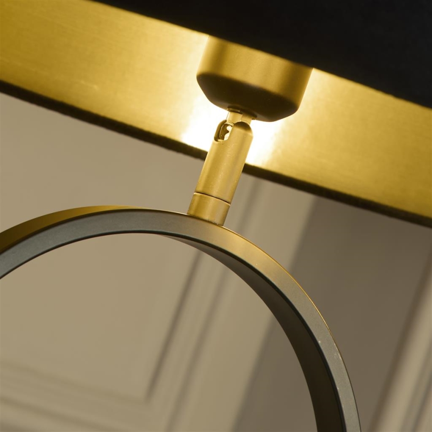 Searchlight - Golvlampa MODISH 1xE27/60W/230V svart