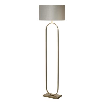 Searchlight - Golvlampa MODISH 1xE27/60W/230V grå