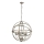 Searchlight - Kedjeupphängd taklampa ORBIT 6xE14/60W/230V mässing