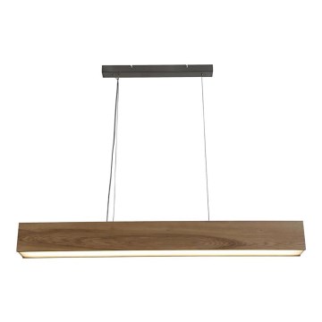 Searchlight - LED ljuskrona med textilsladd ASH LED/20W/230V ask