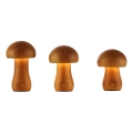 Searchlight - Set om 3 LED-bordslampor MUSHROOM LED/1,1W/5V 800 mAh