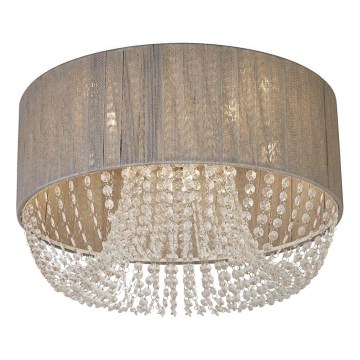 Searchlight - Taklampa BELLANO 5xG9/7W/230V Ø 50 cm, grå