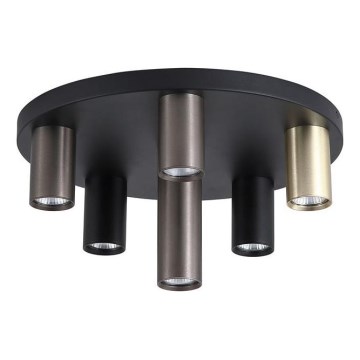 Searchlight - Taklampa TUBES 6xGU10/10W/230V Ø 40 cm