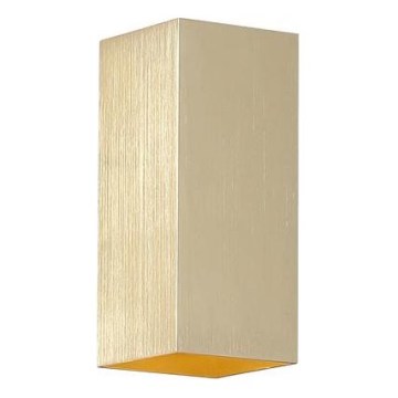 Searchlight - Vägglampa DON 2xGU10/10W/230V guldig