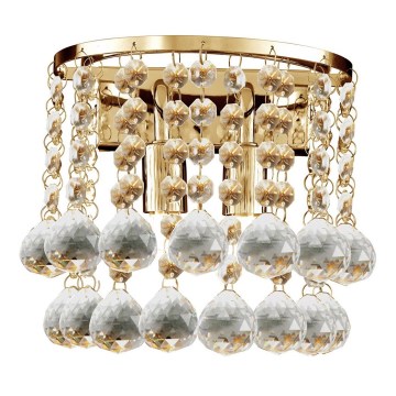 Searchlight - Vägglampa i kristall HANNA 2xG9/33W/230V