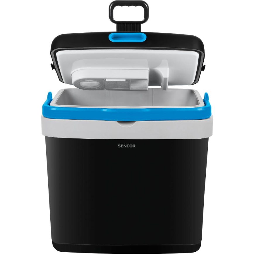 Sencor - Bärbar car refrigerator 33 l 60W/12V/230V svart