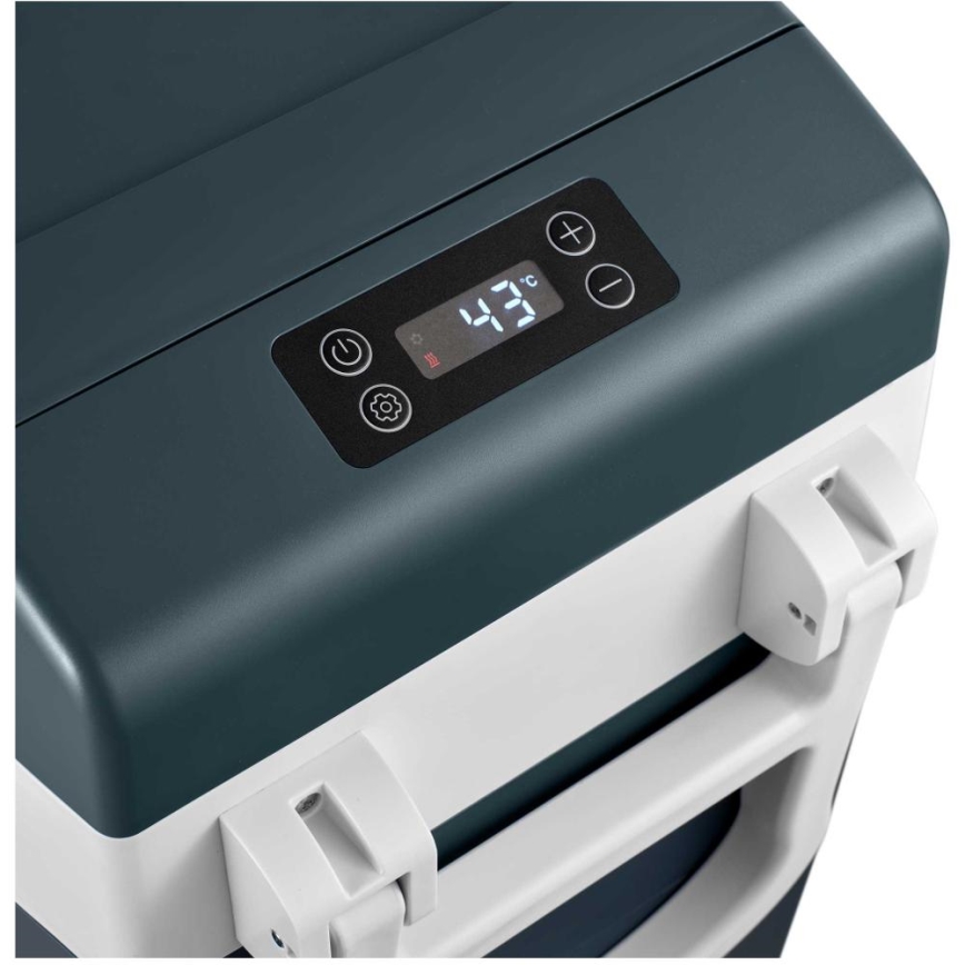 Sencor - Bärbar kompressorkylbox 55 l 70W/12V/230V blå/vit