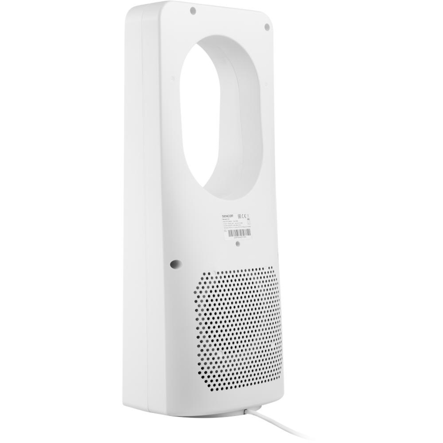 Sencor - Bladfri golvfläktar 50W/230V vit + fjärrkontroll