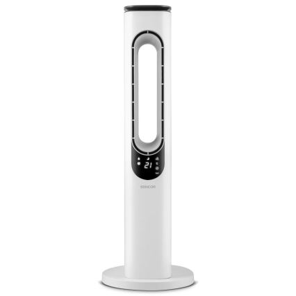 Sencor - Bladfri tornfläkt 50W/230V vit + fjärrkontroll