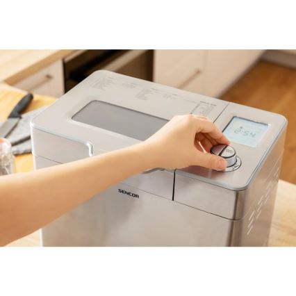 Sencor - Brödmaskin 550W/230V matt krom