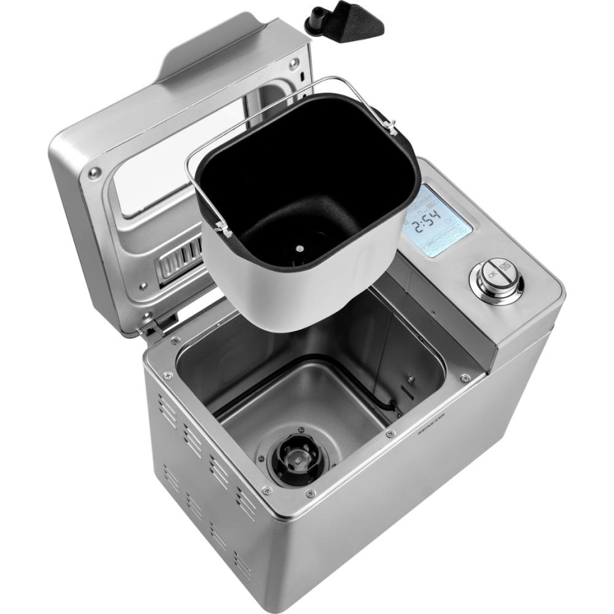Sencor - Brödmaskin 550W/230V matt krom