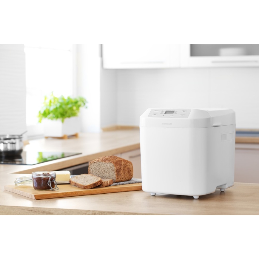 Sencor - Brödrost med LCD-display 550W/230V