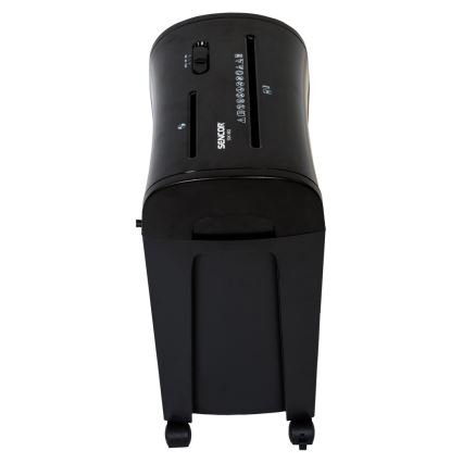 Sencor - CD och Pappersförstörare A4 volym 14 l 230V svart