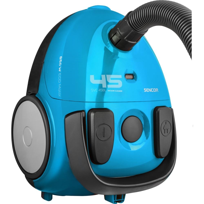 Sencor - Dammsugare med påse 1,5 l 850 W / 230 V blå/svart