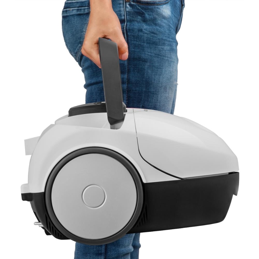 Sencor - Dammsugare med påse 1,5 l 850W/230V vit