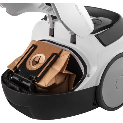 Sencor - Dammsugare med påse 1,5 l 850W/230V vit