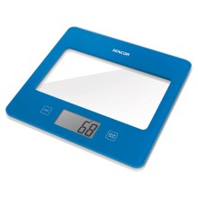 Sencor - Digital kök scale 1xCR2032 blå