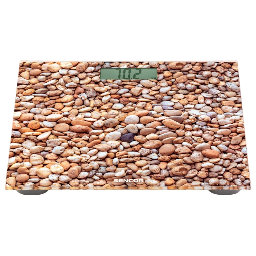 Sencor - Digital personvåg med LCD skärm 1xCR2032