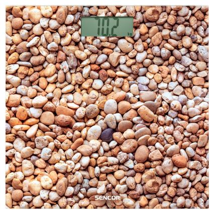 Sencor - Digital personvåg med LCD skärm 1xCR2032